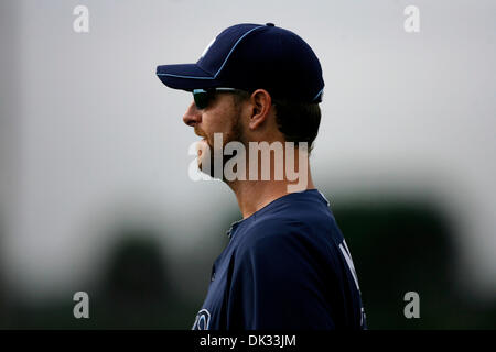 23. Februar 2011 - Port Charlotte, FL, USA - OT 334983 FOUN RAYS 6.EDMUND D. Brunnen |   Zeiten. (24.02.2011 Port Charlotte) Tampa Bay Rays Krug Jeff Neimann. Die Tampa Bay Rays in Port Charlotte am 24. Februar 2011 ausgebildet.    [EDMUND D. Brunnen, mal] (Kredit-Bild: © St. Petersburg Times/ZUMAPRESS.com) Stockfoto