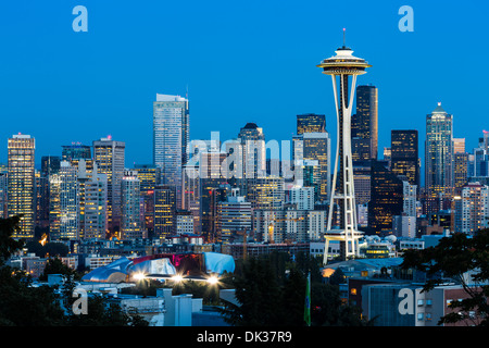 Skyline von Seattle Washington Stockfoto