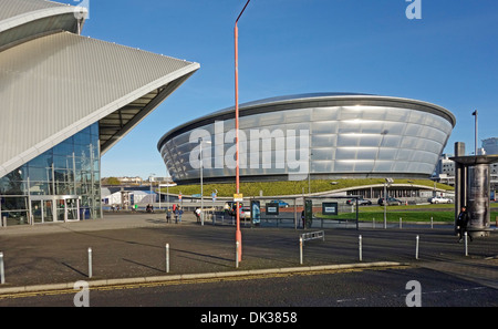 SSE The Hydro Veranstaltungsort im Rahmen des Scottish Exhibition and Conference Centre in Finnieston Glasgow Schottland neu abgeschlossen Stockfoto