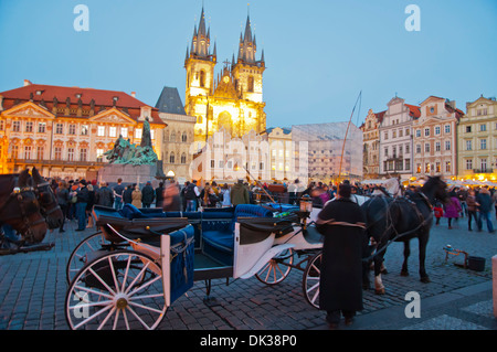 Staromestske Namesti vom Altstädter Ring Prag Tschechische Republik Europa Stockfoto