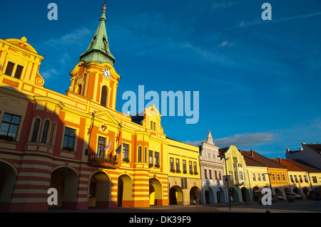 Namesti Miru Hauptplatz alte Stadt Melnik mittelböhmischen Region Tschechien Europa Stockfoto