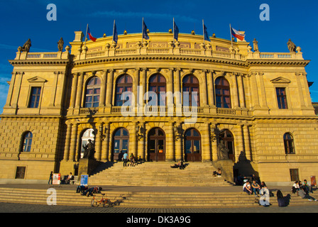 Rudolfinum Konzert und Ausstellung Hall (1885) Altstadt Prag Tschechische Republik Europa Stockfoto