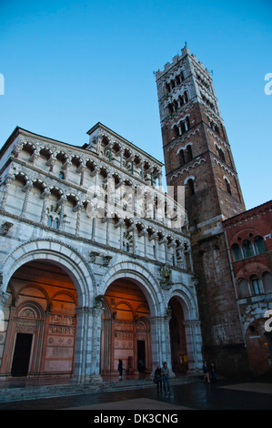 Dom Dom Cattedrale di San Martino Kirche alte Stadt Lucca Stadtregion Toskana Italien Europa Stockfoto