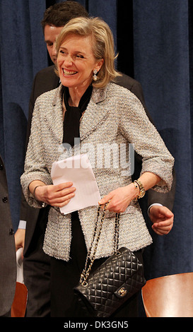 Prinzessin Astrid von Belgien Sonderbeauftragten für Roll Back Malaria Partnership Pressekonferenz eine im UN-Hauptquartier Stockfoto