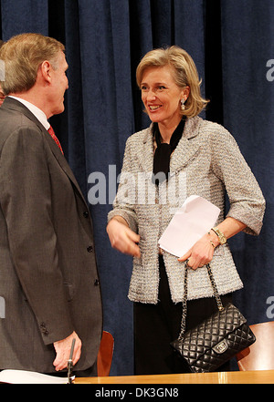 Prinzessin Astrid von Belgien Sonderbeauftragten für Roll Back Malaria Partnership Pressekonferenz eine im UN-Hauptquartier Stockfoto