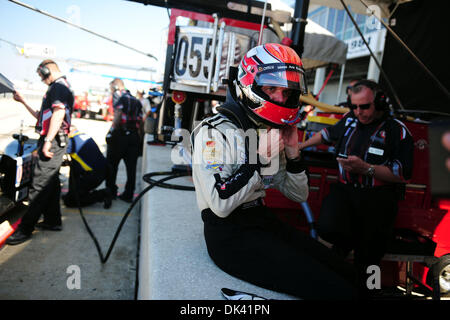 17. März 2011 - Sebring, Florida, USA-Level 5 Fahrer SCOTT TUCKER während des Trainings für die 12 Stunden von Sebring, Florida Sebringin. (Kredit-Bild: © Rainier Ehrhardt/ZUMApress.com) Stockfoto