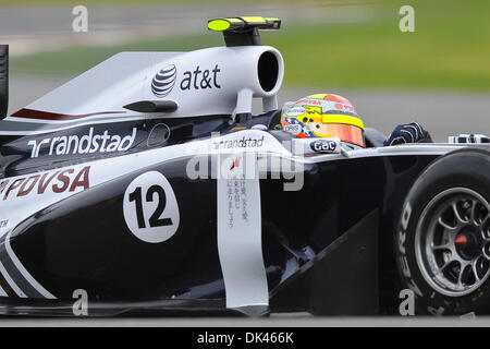 25. März 2011 - Melbourne, Victoria, Australien - Pastor Maldonado (Venezuela) Autofahren AT&T Williams (12) während der Praxis Session eines 2011 Formula One Australian Grand Prix auf dem Albert Park Circuit in Melbourne, Australien. (Kredit-Bild: © Sydney Low/Southcreek Global/ZUMAPRESS.com) Stockfoto