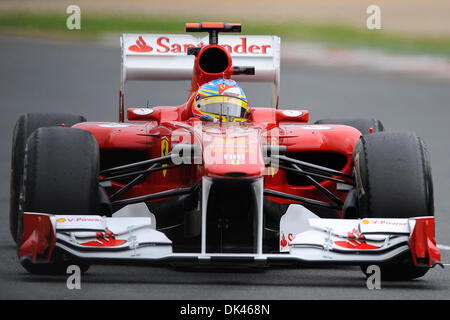 25. März 2011 - Melbourne, Victoria, Australien - Fernando Alonso (Spanien) die Scuderia Ferrari Marlboro Auto (5) während der Praxis-Sitzung eines der 2011 Formel 1 Australian Grand Prix auf dem Albert Park Circuit in Melbourne, Australien. (Kredit-Bild: © Sydney Low/Southcreek Global/ZUMAPRESS.com) Stockfoto