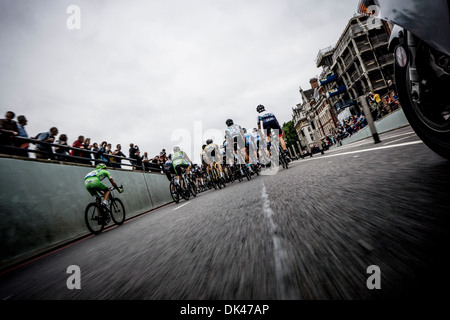 Letzte Etappe Tour Of Britain 2013 Stockfoto