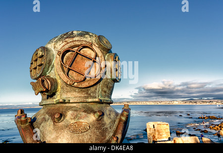 Cannery Taucher Memorial. Cannery Row, Monterey, California, United States. Stockfoto