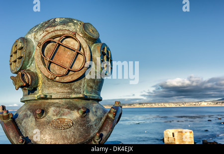 Cannery Taucher Memorial. Cannery Row, Monterey, California, United States. Stockfoto