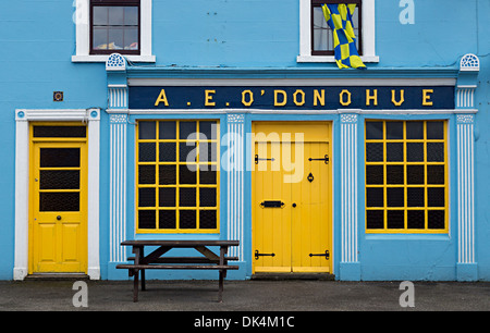 Pub-Front in Fanore, Co. Clare, Irland Stockfoto
