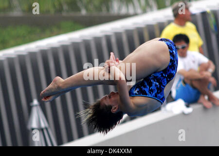 20. Juli 2011 - Shanghai, China - Vorrunde der Frauen 10-Meter-Plattform Wettbewerb bei den FINA-Weltmeisterschaften in Shanghai. (Kredit-Bild: © Jeremy Breningstall/ZUMAPRESS.com) Stockfoto