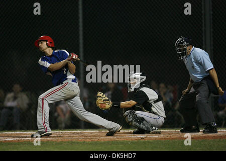 6. Mai 2011 - Largo - CHRIS ZUPPA | Zeiten. SP 337715 ZUPP Baseball 3. (Largo, 06.05.2011) Pinellas Park Brandon Grigsby trifft einen sechsten Inning Hauptdurchlauf. East Lake High School spielt Pinellas Park High School für die Region-Halbfinale, Klasse 5A in Pinellas Park. [CHRIS ZUPPA, mal] (Kredit-Bild: © St. Petersburg Times/ZUMAPRESS.com) Stockfoto