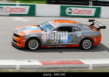 20. Mai 2011 - Bowmanville, Ontario, Kanada - Ardee Toppe von Houston, TX fahren #05 (GTS) Momentum Autosport Chevrolet Camaro während der Praxis für die Victoria Day Speedfest Wochenende auf dem Mosport International Raceway. (Kredit-Bild: © Keith Hamilton/Southcreek Global/ZUMAPRESS.com) Stockfoto