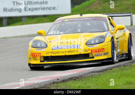 22. Mai 2011 - Bowmanville, Ontario, Kanada - Mike Skeen Charlotte, NC fahren die #2 (GT) CRP Geschwindigkeit Räder Chevrolet Corvette ZO6 in Runde 6 der Pirelli SCCA World Challenge erstmals qualifiziert. (Kredit-Bild: © Keith Hamilton/Southcreek Global/ZUMAPRESS.com) Stockfoto