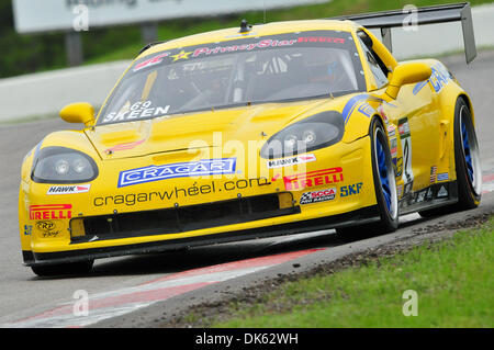 22. Mai 2011 - Bowmanville, Ontario, Kanada - Mike Skeen Charlotte, NC fahren die #2 (GT) CRP Geschwindigkeit Räder Chevrolet Corvette ZO6 in Runde 6 der Pirelli SCCA World Challenge erstmals qualifiziert. (Kredit-Bild: © Keith Hamilton/Southcreek Global/ZUMAPRESS.com) Stockfoto