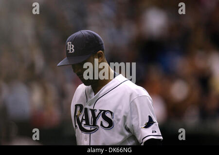 27. Mai 2011 - St. Petersburg, FL, USA - SP 335912 FOUN RAYS 12.EDMUND D. Brunnen | Zeiten. (27.05.2011 St.Petersburg) Die Tampa Bay Rays gespielt die Cleveland Indians am 27. Mai 2011 im Tropicana Field in St. Petersburg. [Edmund D. Brunnen, mal Foto] (Kredit-Bild: © St. Petersburg Times/ZUMAPRESS.com) Stockfoto