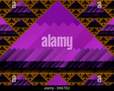 Sierpinski Dreieck Fractal Design Stockfoto