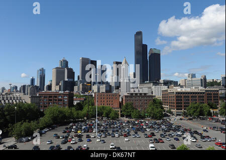 20. Juli 2011 - Seattle, Washington, Vereinigte Staaten von Amerika - ein schöner Tag in Seattle am Spieltag von Manchester United vs Seattle Sounders FC in eine internationale Freundschaftsspiele während Uniteds US-Vorsaison-Tour. (Kredit-Bild: © Chris Coulter/Southcreek Global/ZUMApress.com) Stockfoto