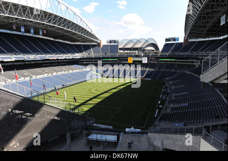 20. Juli 2011 - Seattle, Washington, Vereinigte Staaten von Amerika - CenturyLink Field, die Einstellung für Manchester United vs Seattle Sounders FC in eine internationale Freundschaftsspiele während Uniteds US-Vorsaison-Tour. (Kredit-Bild: © Chris Coulter/Southcreek Global/ZUMApress.com) Stockfoto