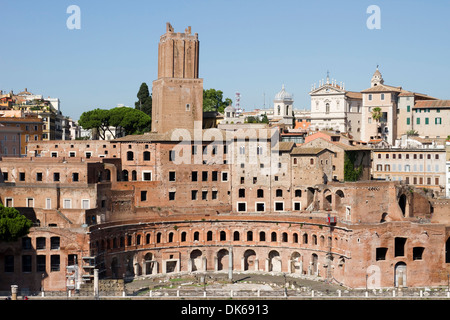 Trajan Markt (Mercati di Traiano) in Rom, Italien. Stockfoto