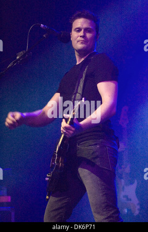 Jon Fratelli richtiger Name John Lawler der Fratellis bei O2 ABC Glasgow Schottland - 26.09.12 Stockfoto