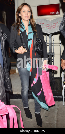 Natalie Imbruglia außerhalb Skizze Club London, England - 26.09.12 Stockfoto