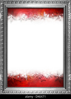 Rahmen mit Weihnachten Hintergrund. Stockfoto