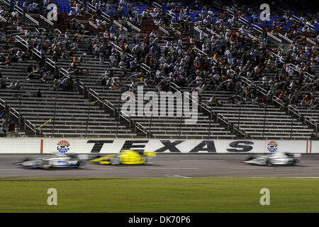 11. Juni 2011 - Fort Worth, TX, USA - Fahrer während der Indy Car Series Firestone Twin 275 auf dem Texas Motor Speedway in Fort Worth, Texas. (Kredit-Bild: © Patrick Grün/Southcreek Global/ZUMAPRESS.com) Stockfoto