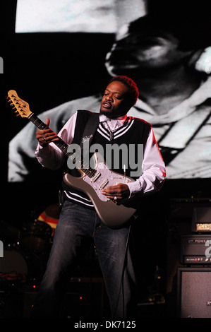 Eric Gale führt am "Erfahrung Hendrix im Hard Rock Live!" Semile Hard Rock Hotel & Casi Hollywood, Florida- Stockfoto