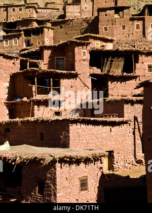 Berber Architektur auf dem Dorf Megdaz Stockfoto