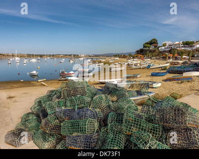 Hummer und Krabben Töpfe Stockfoto