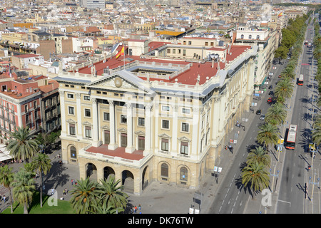 Military Government Building, Gobierno Militar, Barcelona, Spanien Stockfoto