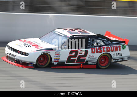 18. Juni 2011 - Brooklyn, Michigan, USA - NASCAR Nationwide Series Treiber Brad Keselowski während der Allianz LKW Teile 250 auf dem Michigan International Speedway (Credit-Bild: © Rey Del Rio/Southcreek Global/ZUMAPRESS.com) Stockfoto