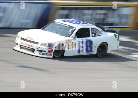 18. Juni 2011 - Brooklyn, Michigan, USA - NASCAR Nationwide Series Treiber Matt Carter während der Allianz LKW Teile 250 auf dem Michigan International Speedway (Credit-Bild: © Rey Del Rio/Southcreek Global/ZUMAPRESS.com) Stockfoto