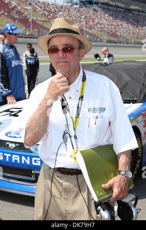 18. Juni 2011 - Brooklyn, Michigan, USA - NASCAR Nationwide Series Besitzer Jack Roush vor der Allianz LKW Teile 250 auf dem Michigan International Speedway. (Kredit-Bild: © Rey Del Rio/Southcreek Global/ZUMAPRESS.com) Stockfoto