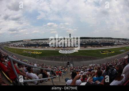 18. Juni 2011 - Brooklyn, Michigan, USA - Gesamtansicht des Michigan International Speedway. (Kredit-Bild: © Rey Del Rio/Southcreek Global/ZUMAPRESS.com) Stockfoto