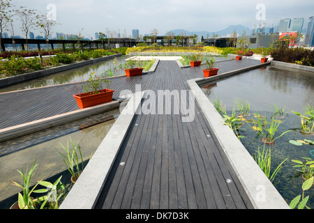 Öffentlichen Garten und Park am Dach des neuen Kai Tak Cruise Terminal