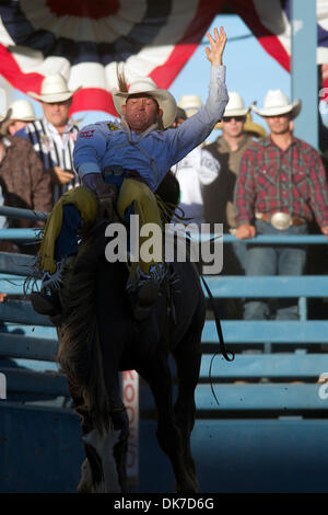 20. Juni 2011 - Reno, Nevada, US - Fahrten Bobby Mote von Culver, OR Spion beim Reno Rodeo. (Kredit-Bild: © Matt Cohen/Southcreek Global/ZUMAPRESS.com) Stockfoto