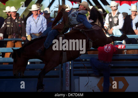 20. Juni 2011 - Reno, Nevada, US - fährt Jason Havens von Prineville, OR 902 beim Reno Rodeo. (Kredit-Bild: © Matt Cohen/Southcreek Global/ZUMAPRESS.com) Stockfoto