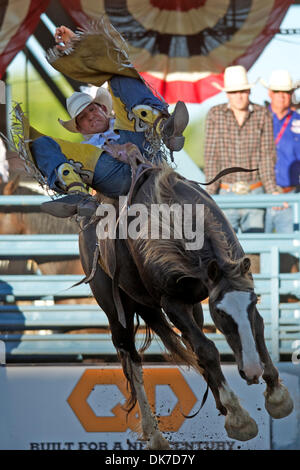 20. Juni 2011 - Reno, Nevada, US - Fahrten Bobby Mote von Culver, OR Spion beim Reno Rodeo. (Kredit-Bild: © Matt Cohen/Southcreek Global/ZUMAPRESS.com) Stockfoto