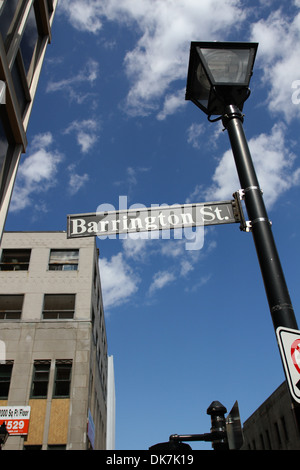 Barrington Street befindet sich Downtown Halifax, N.S. Stockfoto