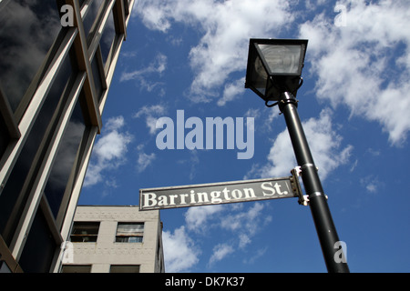 Barrington Street befindet sich Downtown Halifax, N.S. Stockfoto