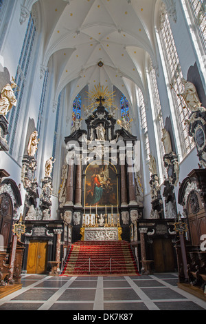 Antwerpen, Belgien - 5. SEPTEMBER: Pfarrhaus der St. Pauls Kirche (Paulskerk) am 5. September 2013 in Antwerpen, Belgien Stockfoto