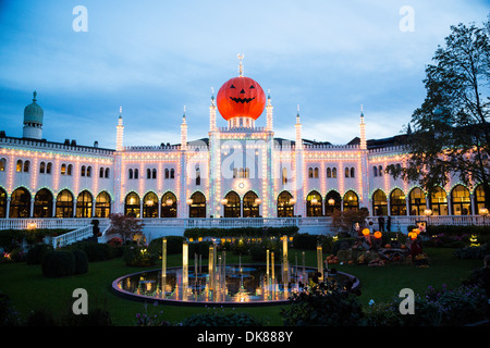 Tivoli Gärten, Kopenhagen, Dänemark. Stockfoto