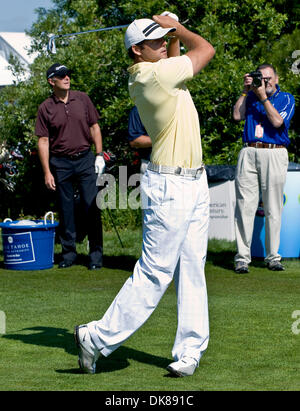 15. Juli 2011 spielt in der ersten Runde der 21. jährlichen amerikanischen Jahrhundert Meisterschaften auf dem Golfplatz Edgewood Tahoe - Stateline, Nevada, USA - Kyle Boller.  Ein Preisgeld von 600.000 Dollar bietet der made-for-TV-ACC, im Besitz und von NBC Sports ausgestrahlt premier Promi-Golfturnier der Welt. (Kredit-Bild: © Brian Cahn/ZUMAPRESS.com) Stockfoto