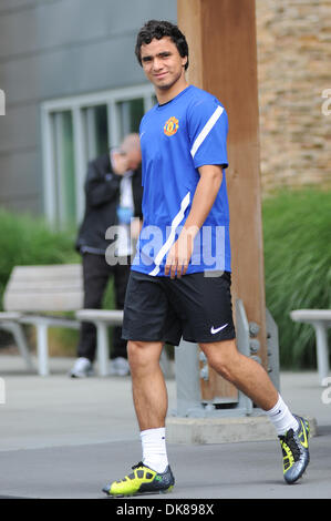 15. Juli 2011 kommt - Renton, Washington, Vereinigte Staaten von Amerika - Rafael Da Silva für Manchester United Football Club Training in Seattle während ihrer US-Vorsaison-Tour. (Kredit-Bild: © Chris Coulter/Southcreek Global/ZUMApress.com) Stockfoto