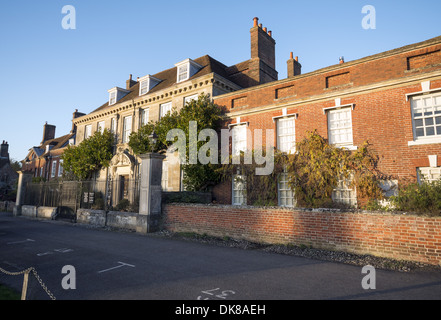 Mompesson Haus "Das Haus in der Nähe" Chorknaben Platz in Salisbury, Wiltshire, England, UK Stockfoto