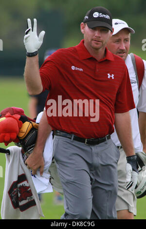 17. Juli 2011 "Wellenlinien"-Madison, Mississippi, Vereinigte Staaten von Amerika - Tommy Gainey Fans während der Viking Classic im Annandale Golf Club. (Kredit-Bild: © Hays Collins/Southcreek Global/ZUMAPRESS.com) Stockfoto